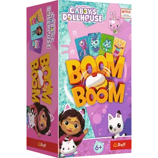 Trefl, Boom Boom, Koci Domek Gabi, gra karciana - Gry planszowe - miniaturka - grafika 1