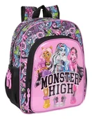 Plecaki szkolne i tornistry - Safta MONSTER HIGH DRAMA – plecak szkolny dla dzieci, dostosowany do wózka, idealny dla dzieci w wieku szkolnym, wygodny i wszechstronny, jakość i odporność, 32 x 12 x 38 cm, wielokolorowy, M, na co - miniaturka - grafika 1