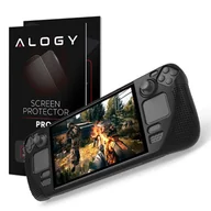 Akcesoria do Nintendo - Pancerne etui ochronne silikonowe PGTECH TPU Case do konsoli do Steam Deck Czarne + Szkło - miniaturka - grafika 1