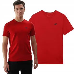 Koszulka Męska 4F T-shirt Bawełniany Sportowy Casual Limitowany SS24 - Koszulki męskie - miniaturka - grafika 1