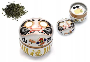 Pojemnik, puszka na herbatę DARUMA White - Pojemniki kuchenne - miniaturka - grafika 1