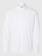 Koszule męskie - camicie uomo selected 16094593 jersey shirt bright white - miniaturka - grafika 1
