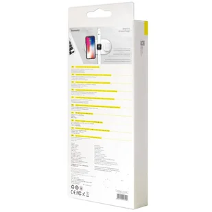 Baseus 3w1 ładowarka bezprzewodowa Qi do telefonu, Apple Watch i słuchawek AirPods 18W biały (WX3IN1-02) - Ładowarki do telefonów - miniaturka - grafika 20