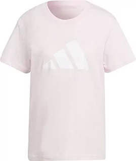 Koszulki i topy damskie - adidas Damska koszulka W Fi 3b, Almpnk, L - grafika 1