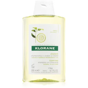 Klorane szampon na bazie wyciągu z cedratu 200ml - Szampony do włosów - miniaturka - grafika 1