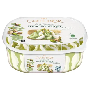 Carte D'Or Les Desserts Lody pistacjowe i lody waniliowe z sosem 825 ml - Lody i desery lodowe - miniaturka - grafika 1