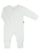 Pajacyki dla niemowląt - Niemowlęcy pajac bawełniany prążek kremowy Nicol,r.86 - miniaturka - grafika 1