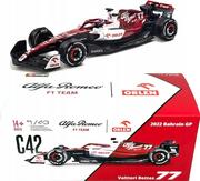 Samochody i pojazdy dla dzieci - ALFA ROMEO C42 F1 2022 77 Bottas KASK BBurago 1:43 - miniaturka - grafika 1