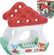 Zabawki i gry sportowe - Bestway Dmuchany basenik z kulkami GRZYBEK MUCHOMOREK Fisher Price 93570 - miniaturka - grafika 1
