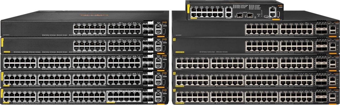 HPE Aruba 6200F 12G Class4 PoE 2G/2SFP+ 139W Switch - Switch - L3 - managed - 12 x 10/100/1000 PoE+ + 2 x 100/1000 Uplink + 2 x 1 Gigabit / 10 Gigabit SFP+ - an Rack montierbar - PoE+ 139 W R8Q72A#ABB