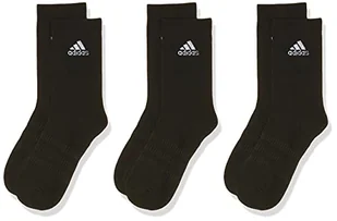 Adidas Mężczyźni Light Crew Socks 3 Pairs DZ9394 Skarpety, Czarny, 3XS - Skarpetki damskie - miniaturka - grafika 1