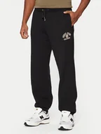 Spodnie sportowe męskie - Guess Spodnie dresowe M5RB52 KCPR1 Czarny Regular Fit - miniaturka - grafika 1