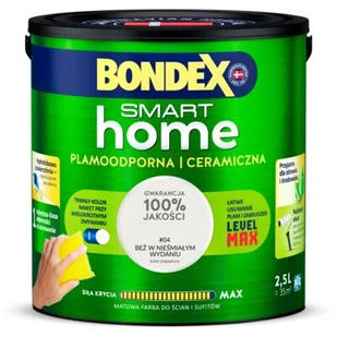 Farba ceramiczna SMART HOME beż w nieśmiałym wydaniu 2,5 l - Farby wewnętrzne - miniaturka - grafika 2