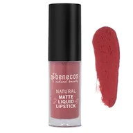Szminki - Benecos Matowa pomadka w płynie ROSEWOOD ROMANCE 122/95370 - miniaturka - grafika 1