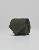 Krawaty i muchy męskie - krawat seta&cottone 73 zielony - miniaturka - grafika 1