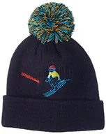 Czapki dla dzieci - Zero Degre Boni Czapka dziecięca Haftowana Granatowa - miniaturka - grafika 1