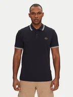 Koszulki męskie - Napapijri Polo E-Macas NP0A4ID51761 Granatowy Regular Fit - miniaturka - grafika 1