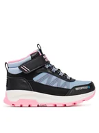 Buty dla dziewczynek - Skechers Śniegowce Storm Blazer 303493L BKLP Czarny - miniaturka - grafika 1