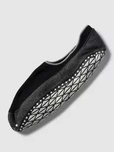 Kapcie z mieszanki żywej wełny z detalem z logo model ‘COSYSHOE’ - Kapcie damskie - miniaturka - grafika 1