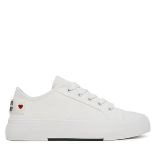 Trampki LOVE MOSCHINO JA15012G0MJP0100 Biały - Trampki damskie - miniaturka - grafika 1