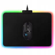 Podkładki pod mysz - Podświetlana Podkłada Pod Mysz Gamingowa Led 35X25 - miniaturka - grafika 1