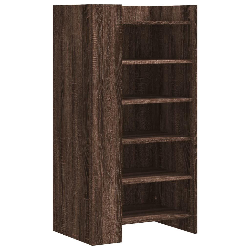 vidaXL Szafka na buty dąb brązowy 52x37,5x100 cm materiał drewnopochodny