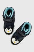 Buty dla dziewczynek - Geox buty zimowe dziecięce B363WA 054FU B FLANFIL B ABX kolor granatowy - miniaturka - grafika 1