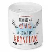 Skarbonki - Skarbonka dla Krystiana na Urodziny na Prezent z Nadrukiem ze Zdjęciem - miniaturka - grafika 1