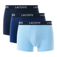 Majtki męskie - Bokserki Lacoste Microfiber Trunks 3-Pack Navy Blue/Methylene-Tropical L - miniaturka - grafika 1