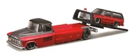 Samochody i pojazdy dla dzieci - MAISTO Laweta Chevrolet 1957 + Chevrolet K5 Blazer 1979 1:64 15055 - miniaturka - grafika 1