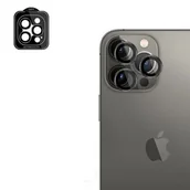 Pozostałe akcesoria do telefonów - 3mk Osłona na aparat Lens Protection Pro 1 zestaw dla iPhone 13 Pro/ 13 Pro Max, szara - miniaturka - grafika 1