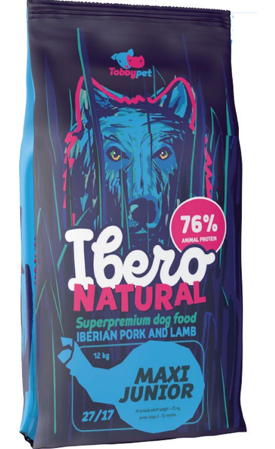 IBERO NATURAL MINI JUNIOR PORK LAMB 12kg karma sucha