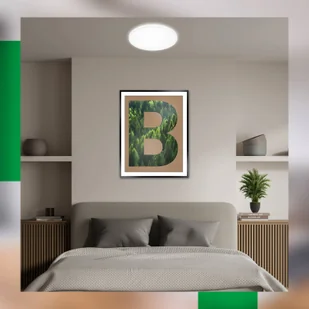 Briloner Lampa sufitowa LED Pulap A, biała, Ø 33 cm, tworzywo sztuczne - Lampy sufitowe - miniaturka - grafika 1
