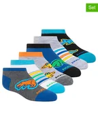 Skarpetki damskie - Skechers Skarpety (6 par) w kolorze turkusowo-błękitno-niebieskim - miniaturka - grafika 1