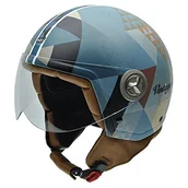 Kaski motocyklowe - NZI Zeta Graphics kask motocyklowy, wielokolorowe trójkąty, 54 - miniaturka - grafika 1