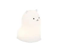 Lampy stojące - RL Light PAKY R53911101 lampa nocna kotek LED RGBW 0,5W zasilanie bateryjne kolorowe podświetlenie - miniaturka - grafika 1