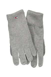 SZARE RĘKAWICE MĘSKIE TOMMY HILFIGER - Rękawiczki - miniaturka - grafika 1