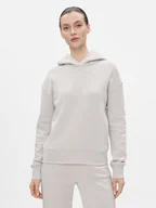 Bluzy damskie - Calvin Klein Bluza Metallic Micro Logo K20K206960 Beżowy Relaxed Fit - miniaturka - grafika 1