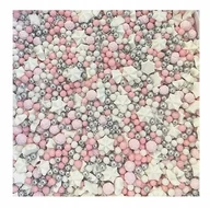 Dodatki do ciast w proszku - POSYPKA TORT PEREŁKI BEZY MACZKI DEKORACJA MIX 30G - miniaturka - grafika 1