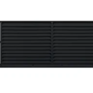 Ogrodzenia - Polbram Brama przesuwna Kreta 5x1,5 m lewa czarna - miniaturka - grafika 1