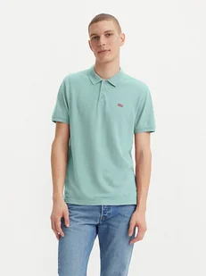 Levi´s Koszulka polo w kolorze turkusowym - Koszulki męskie - miniaturka - grafika 1