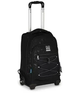 Plecaki szkolne i tornistry - Mitama Wózek szkolny Dr.Trolley #BDBF Splash MITAMA, czarny, podwójny plecak, chowane paski na ramię, wózek do średniej i górnej szkoły, bagaż podręczny, dla chłopców i dziewczynek, czarny, Taglia - miniaturka - grafika 1