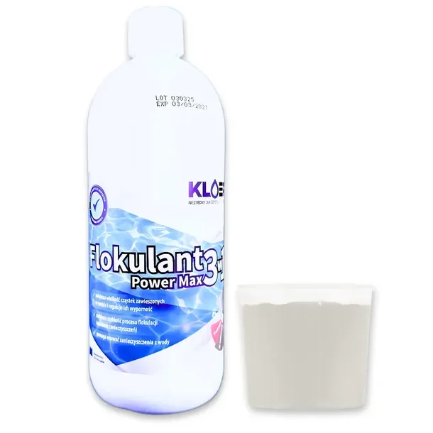 Płyn Do Usuwania Mętnej Wody W Basenie Spa Kloer Koagulant Power Max 3w1 1l