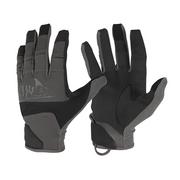 Odzież taktyczna i umundurowanie - Helikon - Rękawice Range Tactical Gloves Hard - Czarny / Shadow Grey - RK-RNG-PO-0135A - miniaturka - grafika 1
