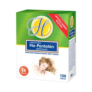 Orkla Health Sp z o.o Ha-Pantoten Optimum 120 tabl 8498303 - Włosy, skóra, paznokcie - miniaturka - grafika 1