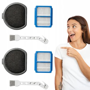 Filtry ELECTROLUX AEG Pure Q9 ESKQ9 2xfiltr przeciwpyłkowy 2xfiltr silnika - Filtry do odkurzaczy - miniaturka - grafika 1