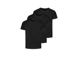 LIVERGY® T-shirty męskie z biobawełny, 3 sztuki (Czarny, S (44/46)) - Koszulki męskie LIVERGY® T-shirty męskie z biobawełny, 3 sztuki (Czarny, S (44/46)) - Koszulki męskie - miniaturka - grafika 1