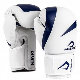 Overlord Rękawice Bokserskie Riven White/Blue - Rękawice bokserskie - miniaturka - grafika 1
