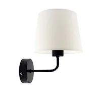 Lampy ścienne - Kinkiet LYSNE Rimini, 60 W, E27, biały/czarny, 26x25 cm - miniaturka - grafika 1