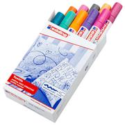 Przybory szkolne - Edding Marker tekstylny 10 kolorów - miniaturka - grafika 1